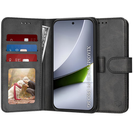 Husa pentru Xiaomi Poco F9 Pro, Techsuit, Diary Book, Neagra