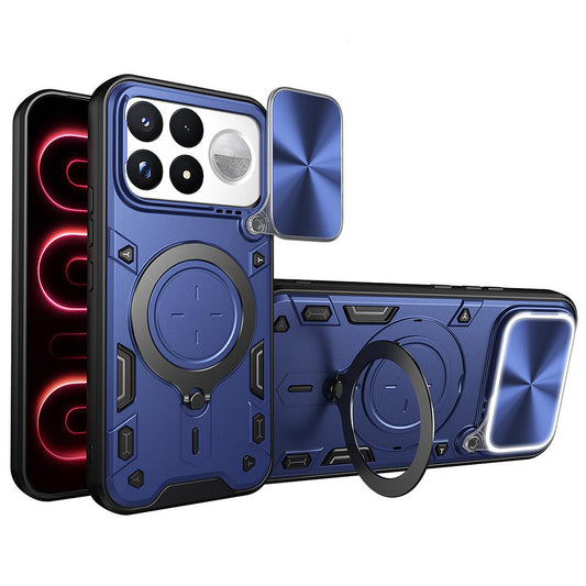 Husa pentru Xiaomi Poco F9 Ultra, Techsuit, CamGuard Pro, Albastra