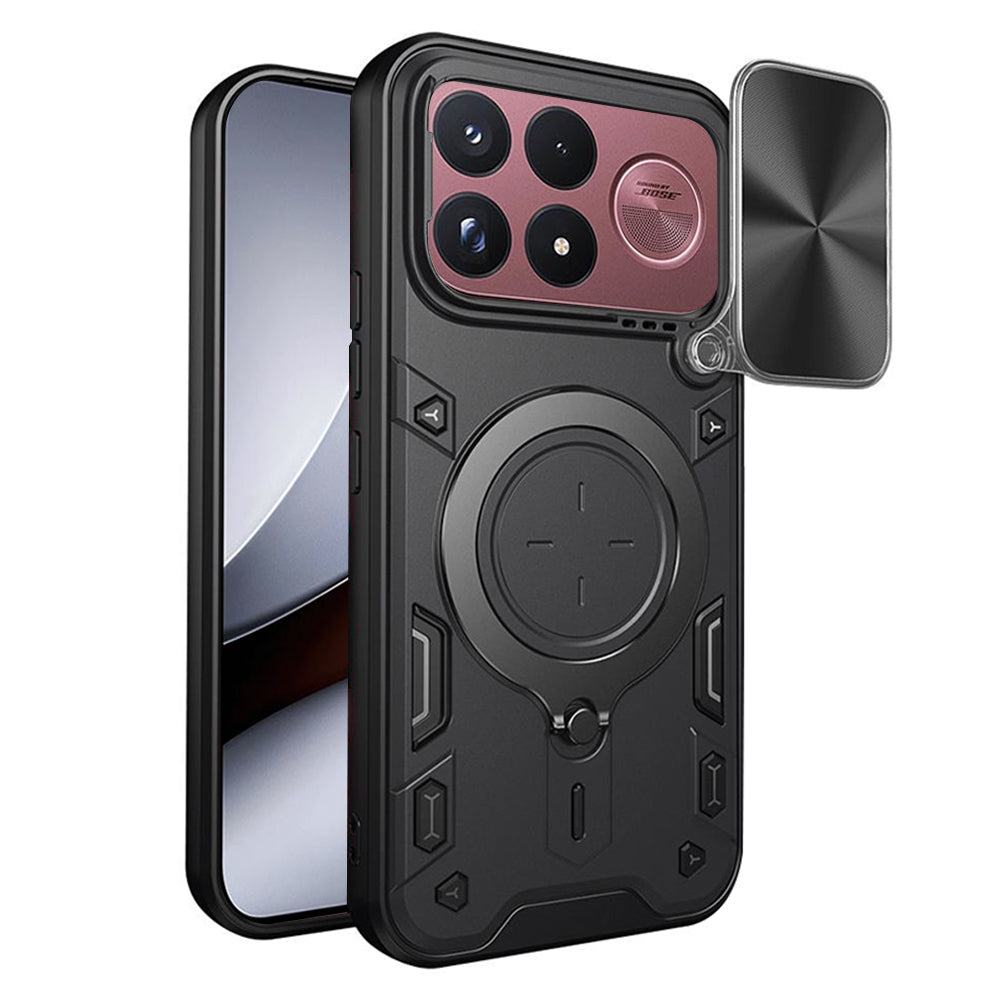Husa pentru Xiaomi Poco F9 Ultra, Techsuit, CamGuard Pro, Neagra