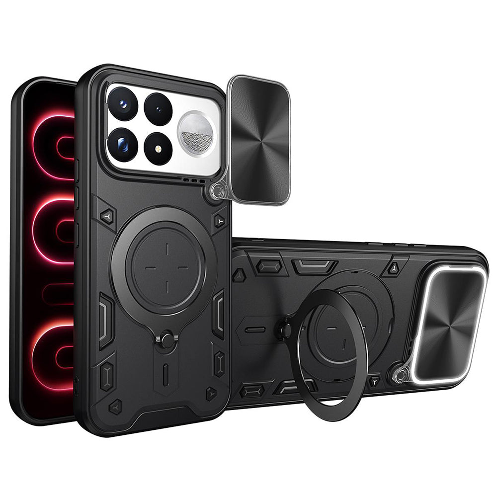Husa pentru Xiaomi Poco F9 Ultra, Techsuit, CamGuard Pro, Neagra