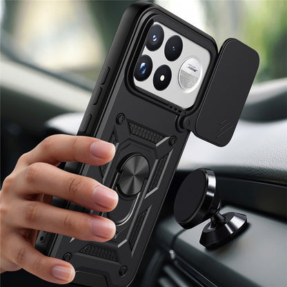Husa pentru Xiaomi Poco F9 Ultra, Techsuit, CamShield, Albastra