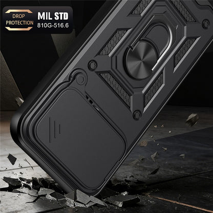 Husa pentru Xiaomi Poco F9 Ultra, Techsuit, CamShield, Albastra