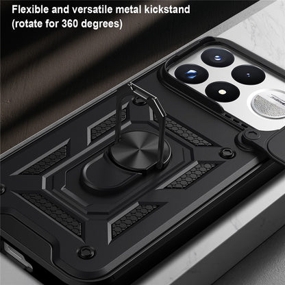 Husa pentru Xiaomi Poco F9 Ultra, Techsuit, CamShield, Albastra