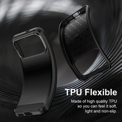 Husa pentru Xiaomi Poco F9 Ultra, Techsuit, Carbon, Neagra