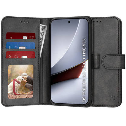 Husa pentru Xiaomi Poco F9 Ultra, Techsuit, Diary Book, Neagra