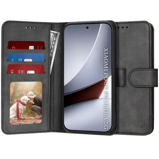 Husa pentru Xiaomi Poco F9 Ultra, Techsuit, Diary Book, Neagra