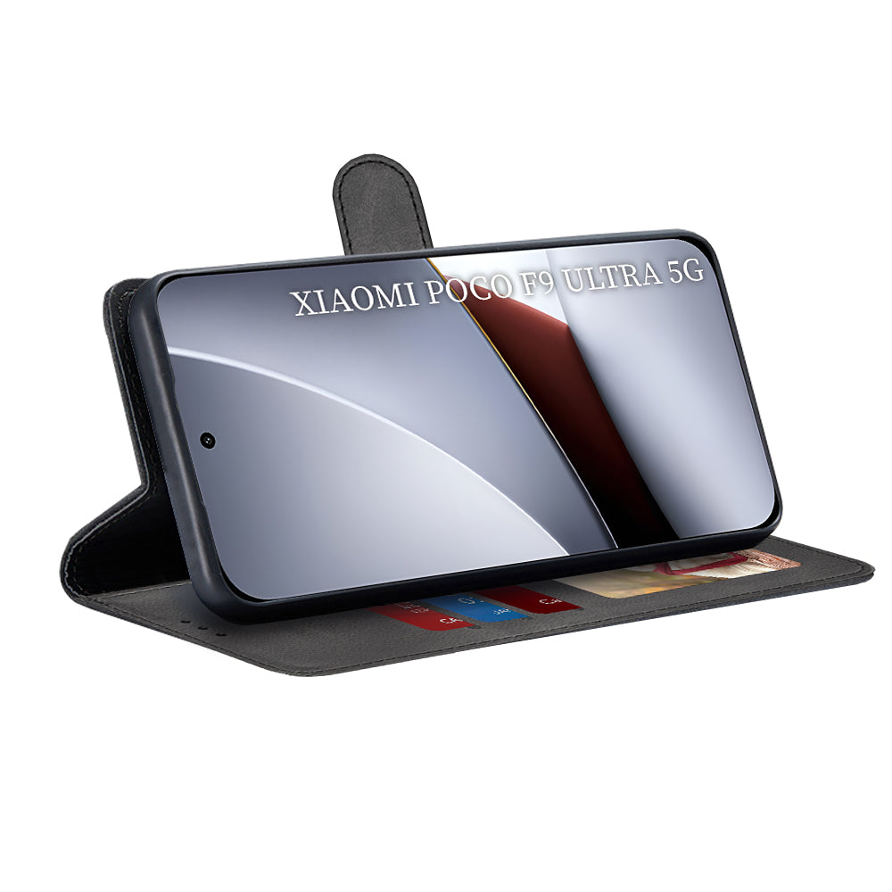 Husa pentru Xiaomi Poco F9 Ultra, Techsuit, Diary Book, Neagra