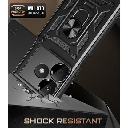 Husa pentru Xiaomi Poco M6 4G / Redmi 13, Techsuit, CamShield, Albastra