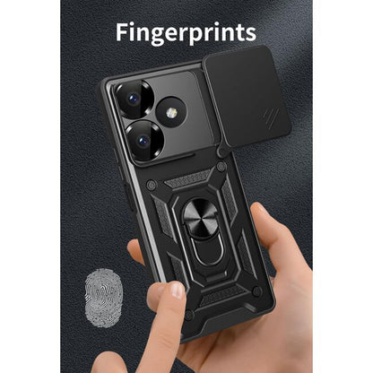 Husa pentru Xiaomi Poco M6 4G / Redmi 13, Techsuit, CamShield, Albastra