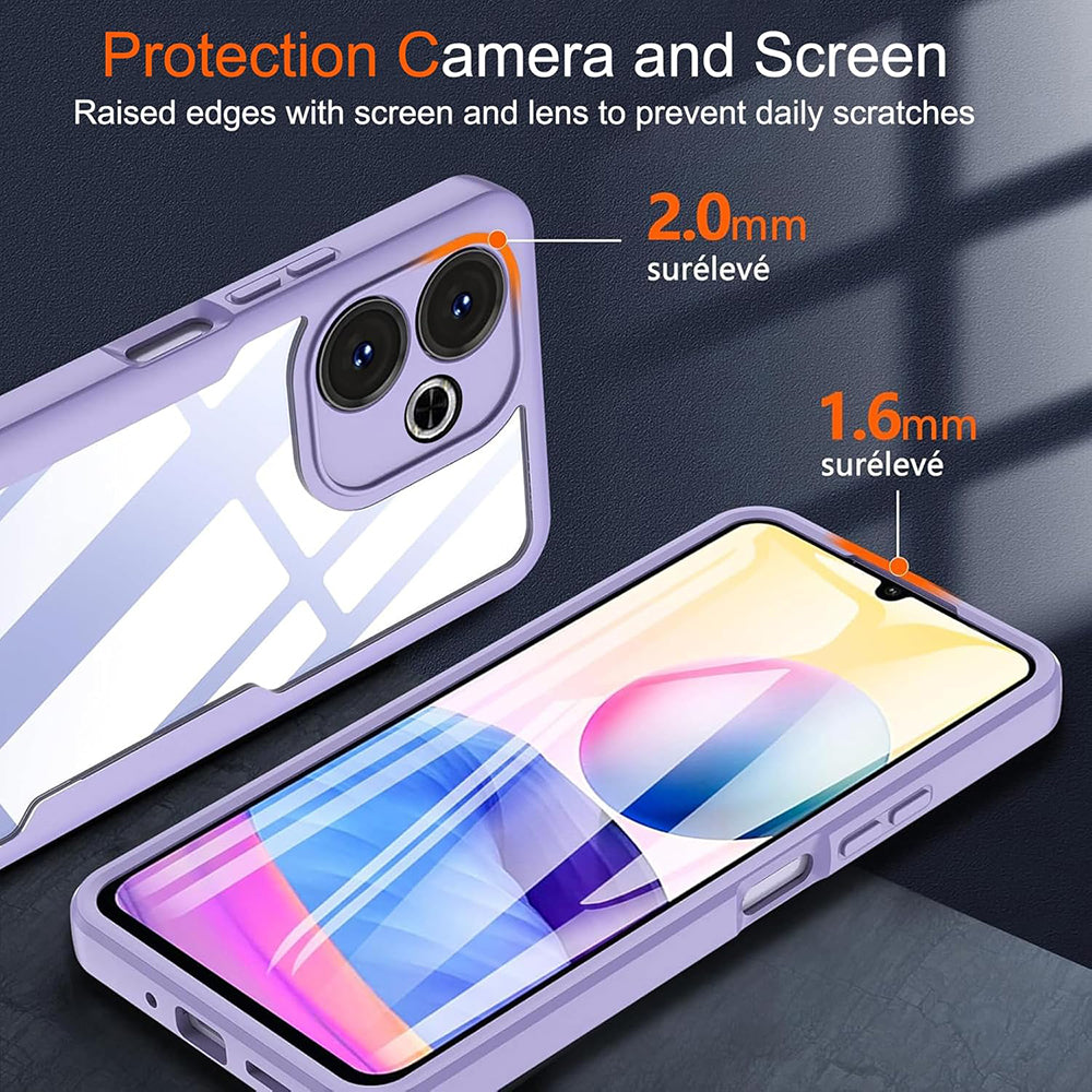 Husa pentru Xiaomi Poco M6 4G / Redmi 13, Techsuit, ColorVerse 360, Albastra
