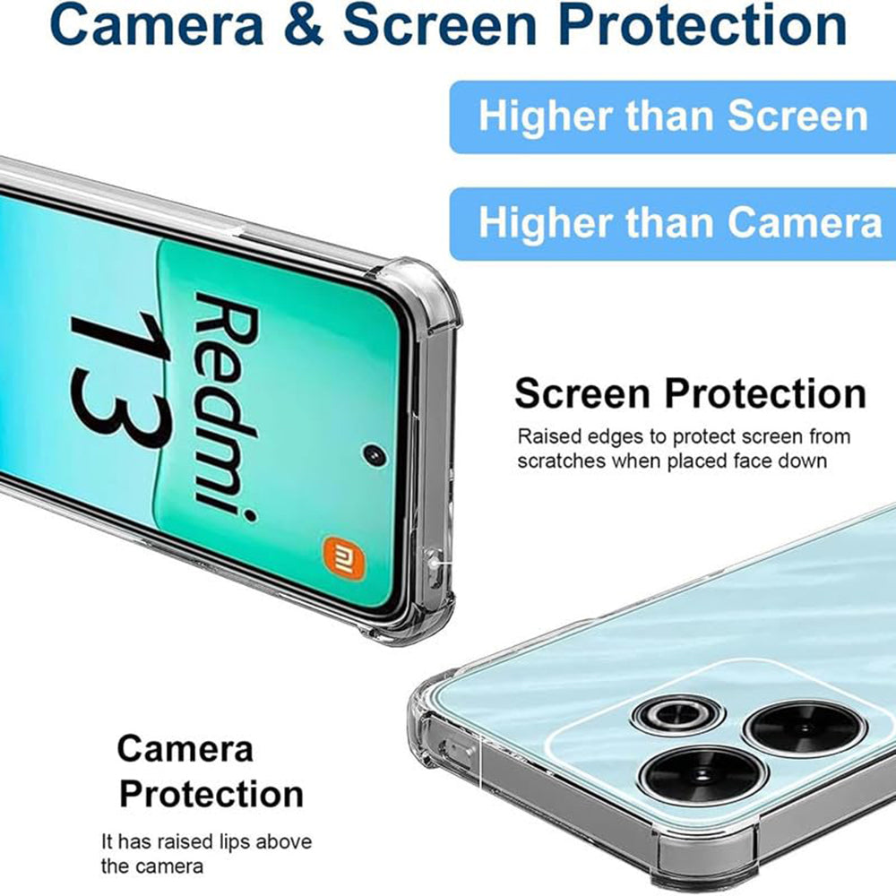 Husa pentru Xiaomi Poco M6 4G / Redmi 13, Techsuit, Shockproof Clear, Transparenta