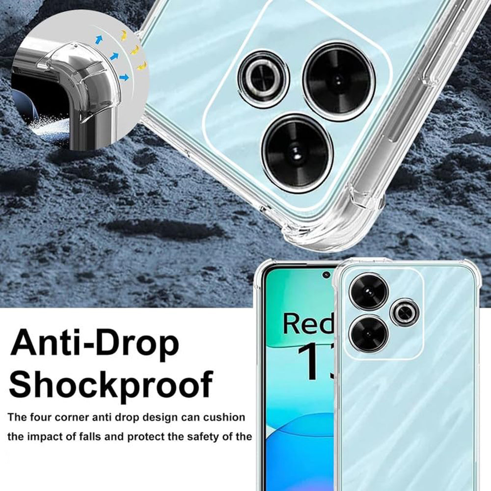 Husa pentru Xiaomi Poco M6 4G / Redmi 13, Techsuit, Shockproof Clear, Transparenta