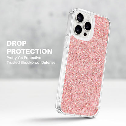 Husa pentru Xiaomi Poco M6 / C65 / Redmi 13C 5G / 13C, Techsuit, Sparkly Glitter, Roz