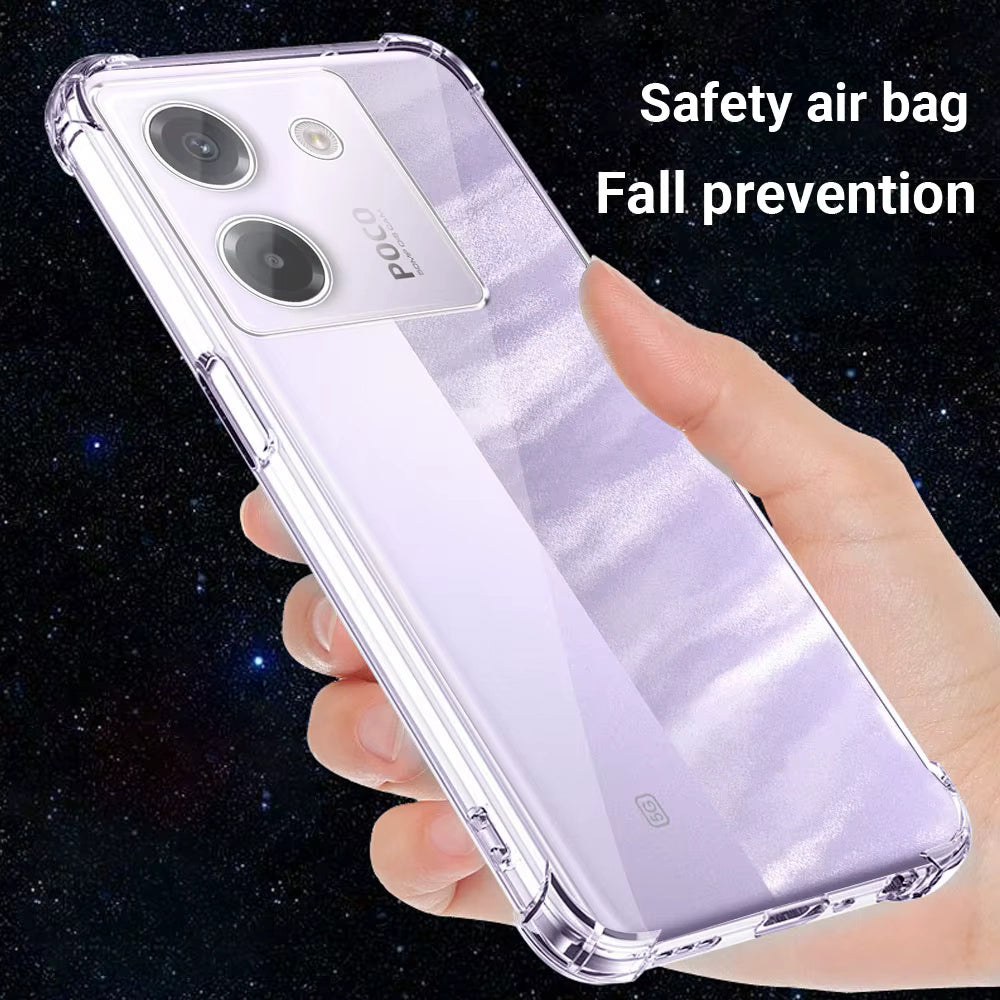 Husa pentru Xiaomi Poco M7 Pro 5G, Techsuit, Shockproof Clear, Transparenta