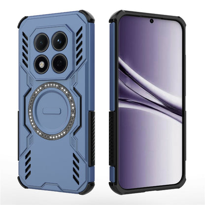 Husa MagSafe pentru Xiaomi Poco M8 Pro / Redmi Note 15 Pro+ 5G, Techsuit, ArmorMag, Albastra