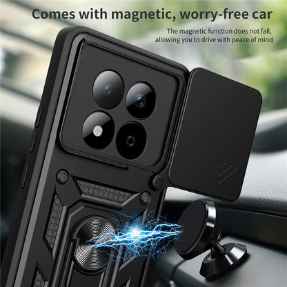 Husa pentru Xiaomi Poco M8 Pro / Redmi Note 15 Pro+ 5G, Techsuit, CamShield, Roz Aurie