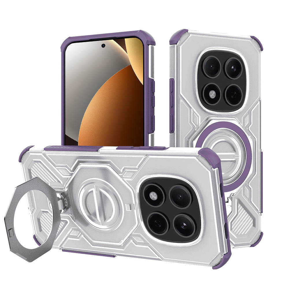 Husa pentru Xiaomi Poco M8 Pro / Redmi Note 15 Pro+ 5G, Techsuit, Carbon Shield Pro, Mov