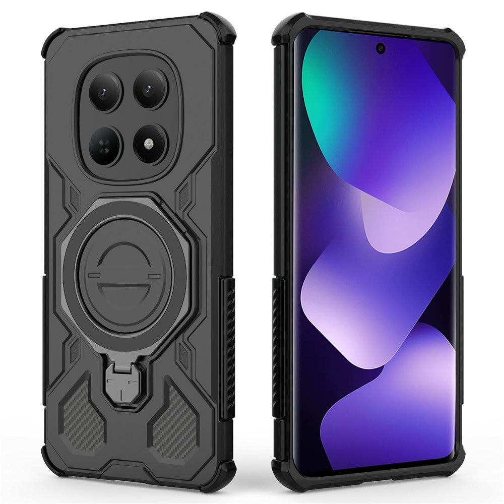Husa pentru Xiaomi Poco M8 / Redmi Note 15 5G, Techsuit, Carbon Shield Pro, Neagra