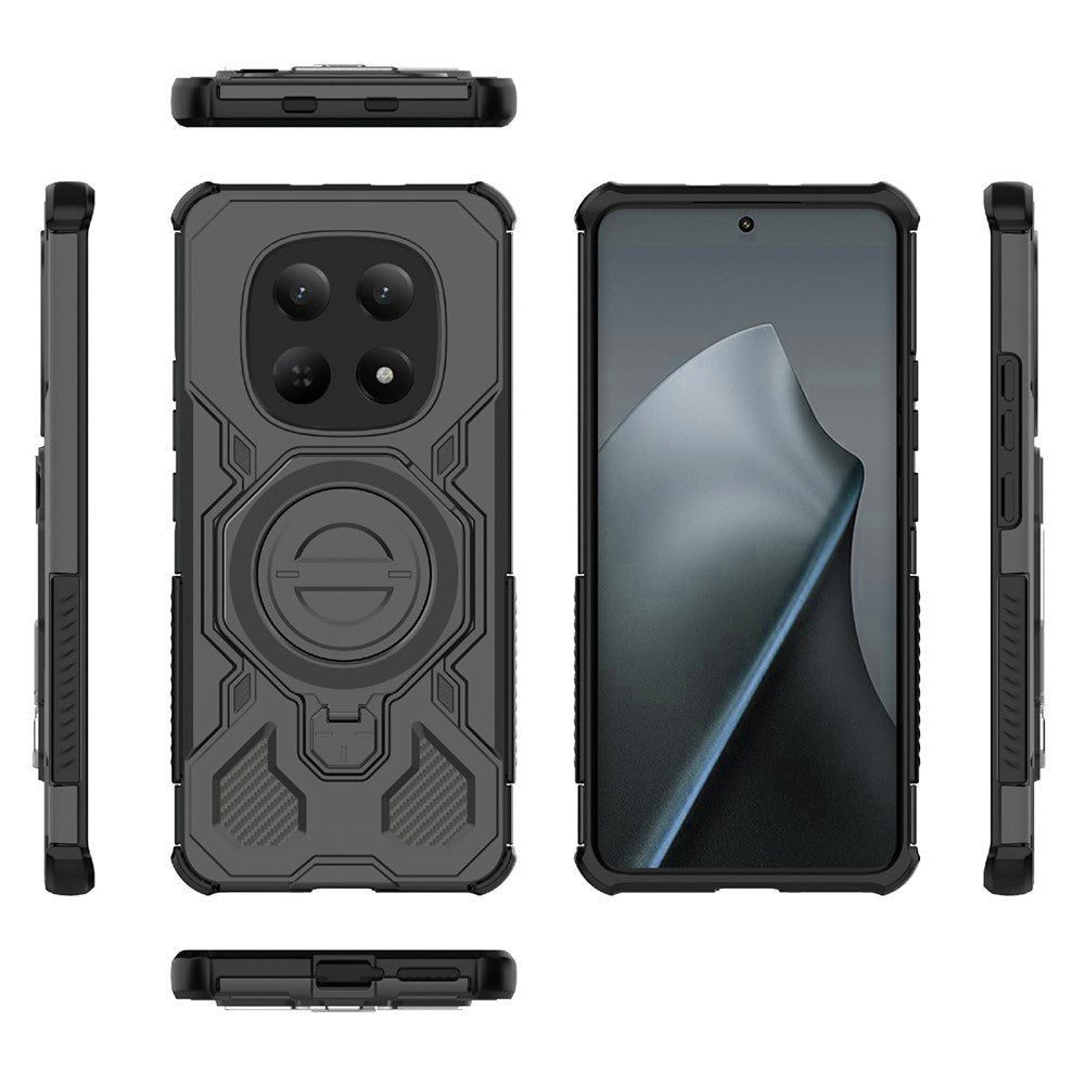 Husa pentru Xiaomi Poco M8 / Redmi Note 15 5G, Techsuit, Carbon Shield Pro, Neagra