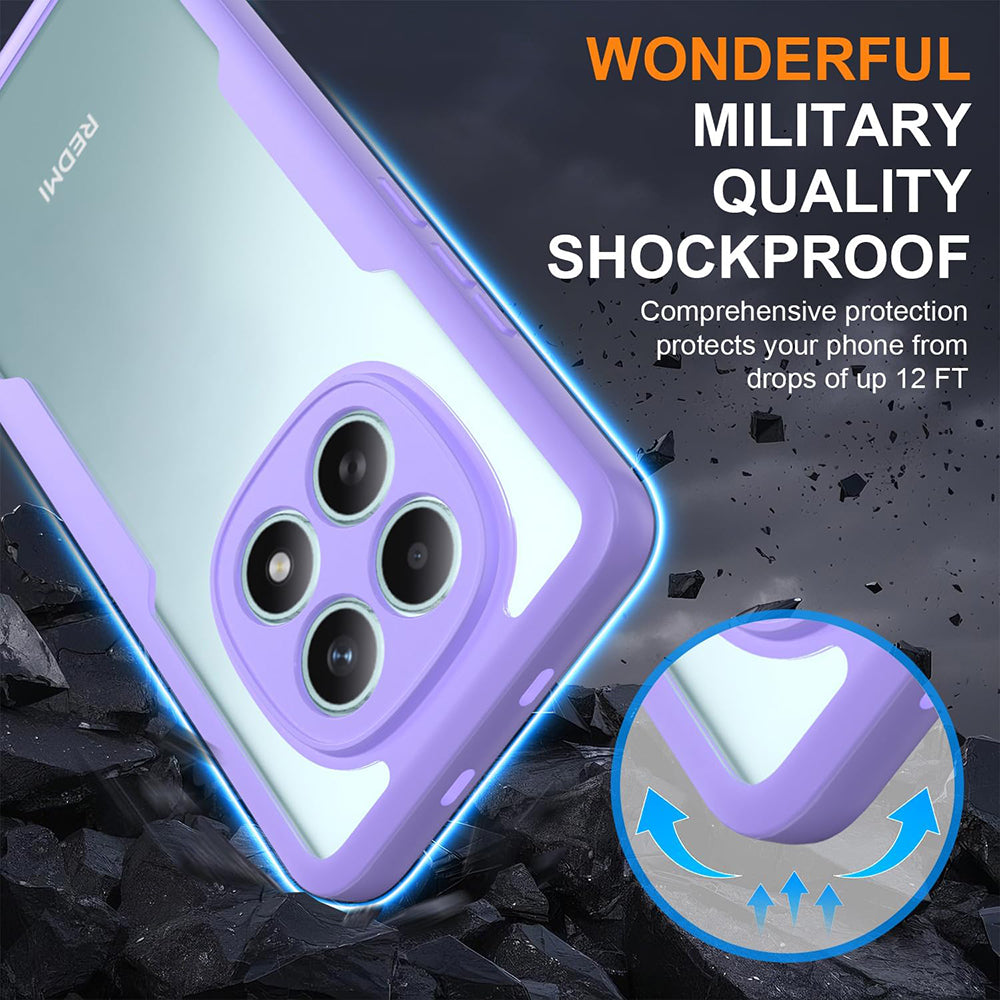 Husa pentru Xiaomi Poco M8 / Redmi Note 15 5G, Techsuit, ColorVerse 360, Mov