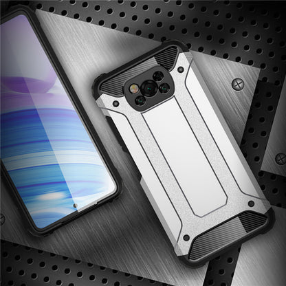 Husa pentru Xiaomi Poco X3 Pro / X3 NFC / X3, Techsuit, Hybrid Armor, Neagra