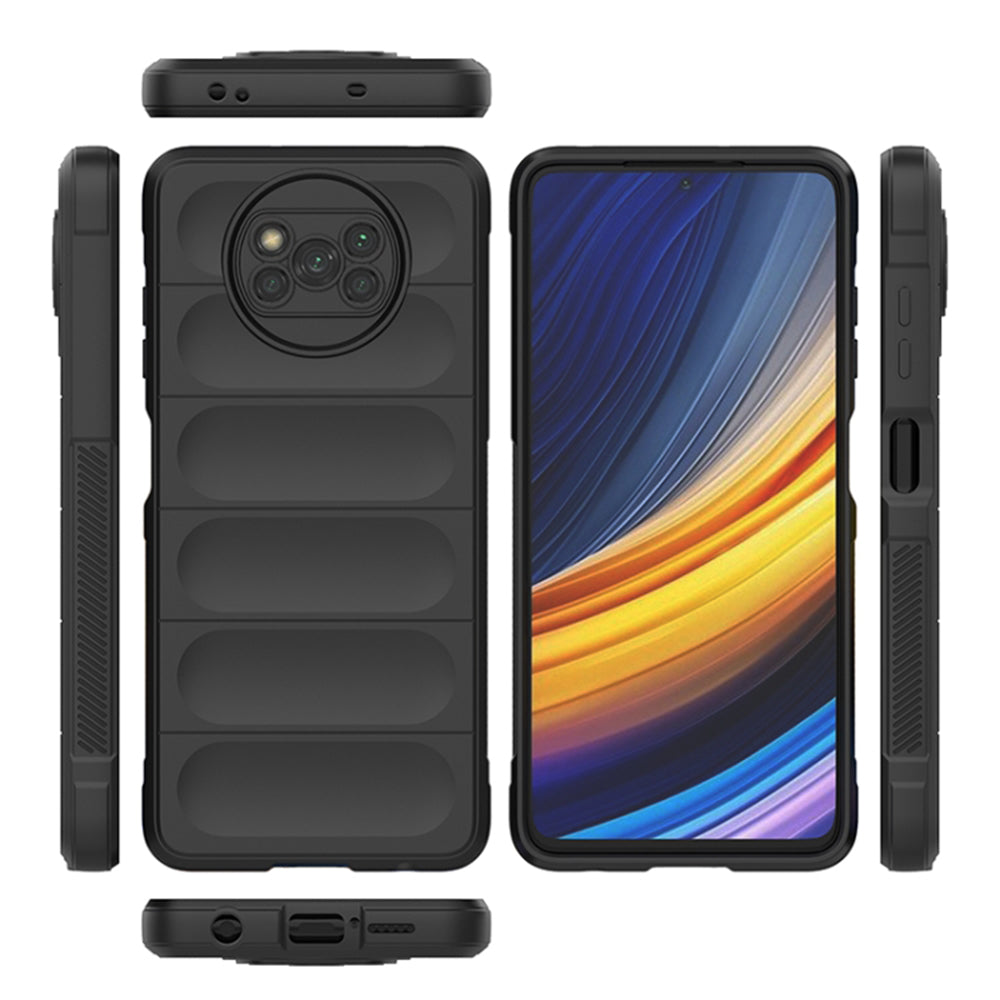 Husa pentru Xiaomi Poco X3 Pro / X3 NFC / X3, Techsuit, Magic Shield, Neagra