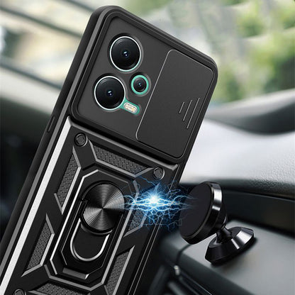 Husa pentru Xiaomi Poco X5 / Note 12 5G, Techsuit, CamShield, Neagra
