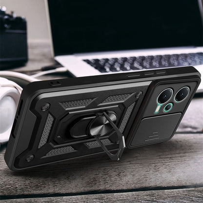 Husa pentru Xiaomi Poco X5 / Note 12 5G, Techsuit, CamShield, Neagra