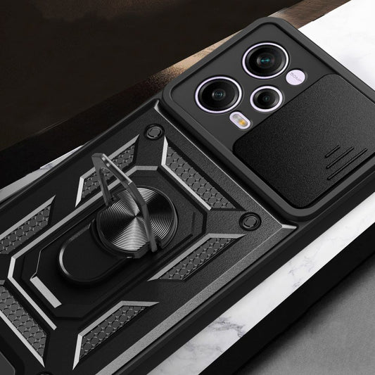 Husa pentru Xiaomi Poco X5 Pro / Redmi Note 12 Pro 5G, Techsuit, CamShield, Neagra