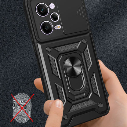 Husa pentru Xiaomi Poco X5 Pro / Redmi Note 12 Pro 5G, Techsuit, CamShield, Neagra
