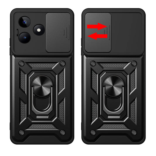 Husa pentru Xiaomi Poco X6 / Note 13 Pro 5G, Techsuit, CamShield, Neagra