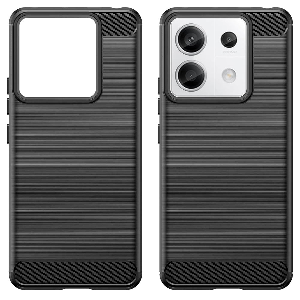Husa pentru Xiaomi Poco X6 / Note 13 Pro 5G, Techsuit, Carbon, Neagra