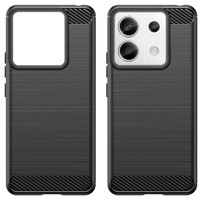 Husa pentru Xiaomi Poco X6 / Note 13 Pro 5G, Techsuit, Carbon, Neagra