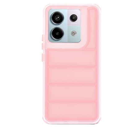 Husa pentru Xiaomi Poco X6 / Note 13 Pro 5G, Techsuit, Wave Shield, Roz