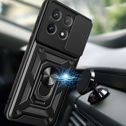 Husa pentru Xiaomi Poco X6 Pro, Techsuit, CamShield, Neagra