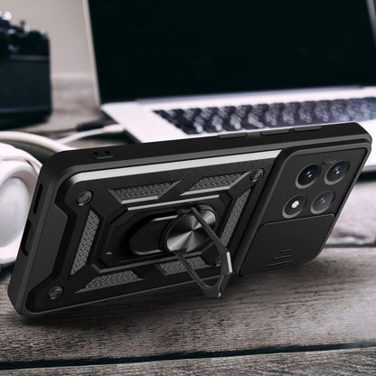Husa pentru Xiaomi Poco X6 Pro, Techsuit, CamShield, Neagra