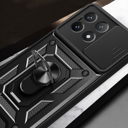 Husa pentru Xiaomi Poco X6 Pro, Techsuit, CamShield, Neagra