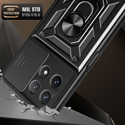Husa pentru Xiaomi Poco X6 Pro, Techsuit, CamShield, Neagra