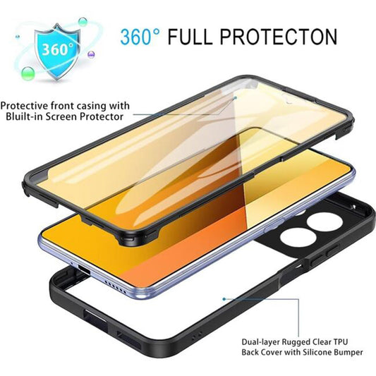 Husa pentru Xiaomi Poco X6 Pro, Techsuit, ColorVerse 360, Neagra