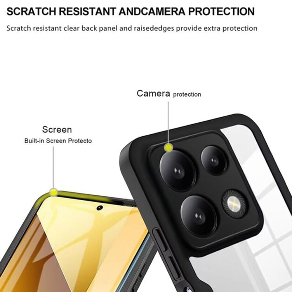 Husa pentru Xiaomi Poco X6 Pro, Techsuit, ColorVerse 360, Neagra