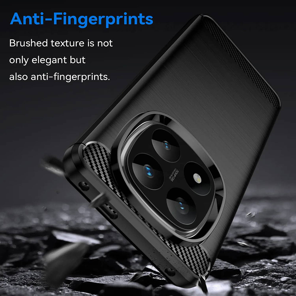 Husa pentru Xiaomi Poco X7 / Note 14 Pro 5G, Techsuit, Carbon, Neagra