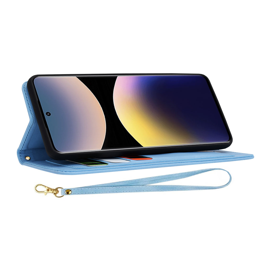 Husa pentru Xiaomi Poco X7 / Note 14 Pro 5G, Techsuit, FlipCraft, Bleu