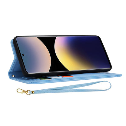 Husa pentru Xiaomi Poco X7 / Note 14 Pro 5G, Techsuit, FlipCraft, Bleu