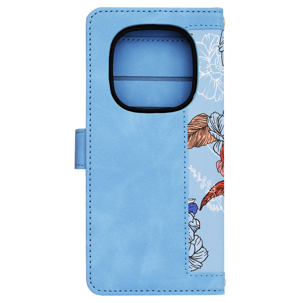 Husa pentru Xiaomi Poco X7 / Note 14 Pro 5G, Techsuit, FlipCraft, Bleu