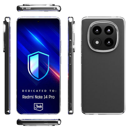 Husa pentru Xiaomi Poco X7 / Redmi Note 14 Pro 5G, 3MK, Clear, Transparenta