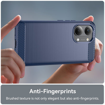 Husa pentru Xiaomi Poco X8 Pro Max, Techsuit, Carbon, Albastra