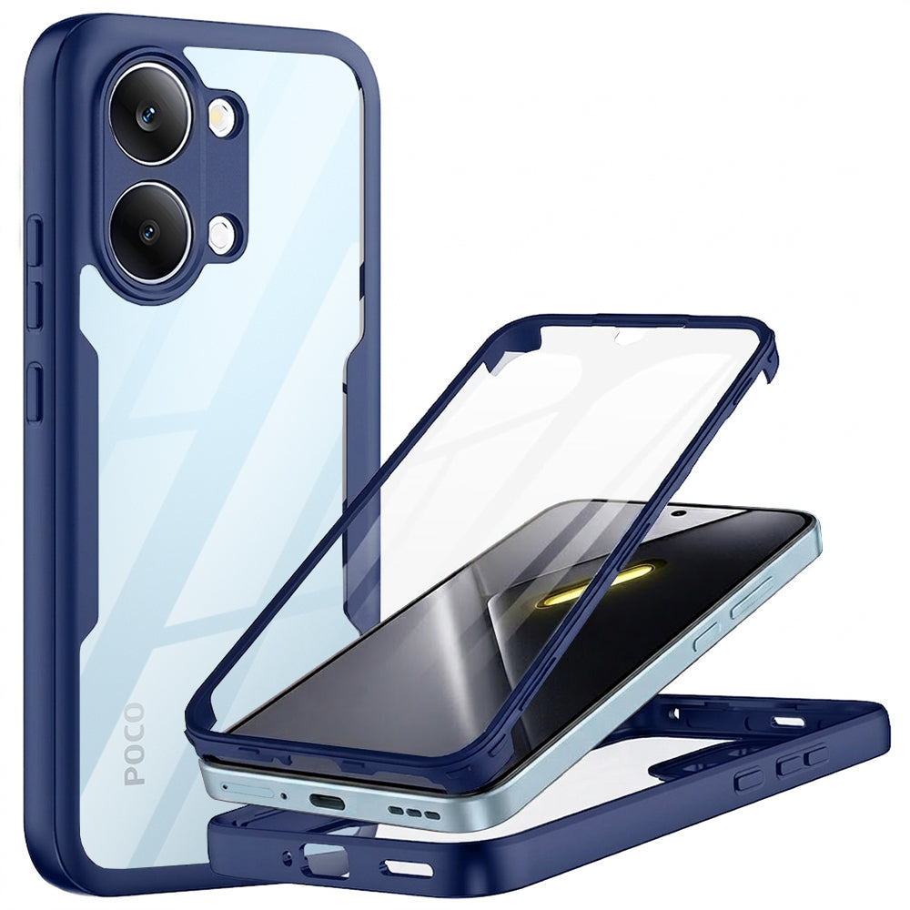 Husa pentru Xiaomi Poco X8 Pro Max, Techsuit, ColorVerse 360, Albastra