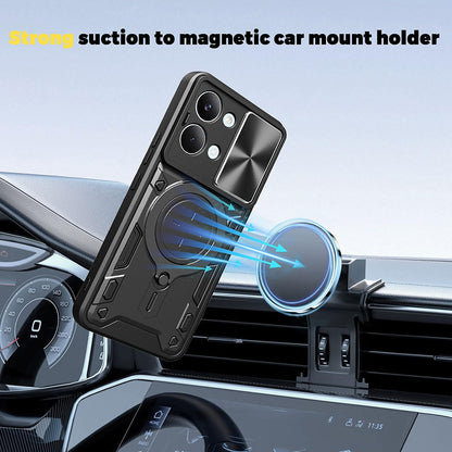 Husa pentru Xiaomi Poco X8 Pro, Techsuit, CamGuard Pro, Albastra