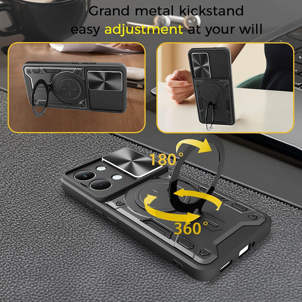 Husa pentru Xiaomi Poco X8 Pro, Techsuit, CamGuard Pro, Neagra