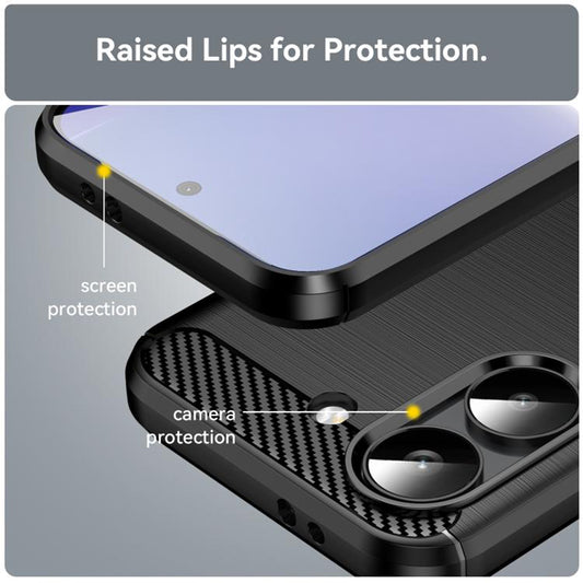 Husa pentru Xiaomi Poco X8 Pro, Techsuit, Carbon, Albastra